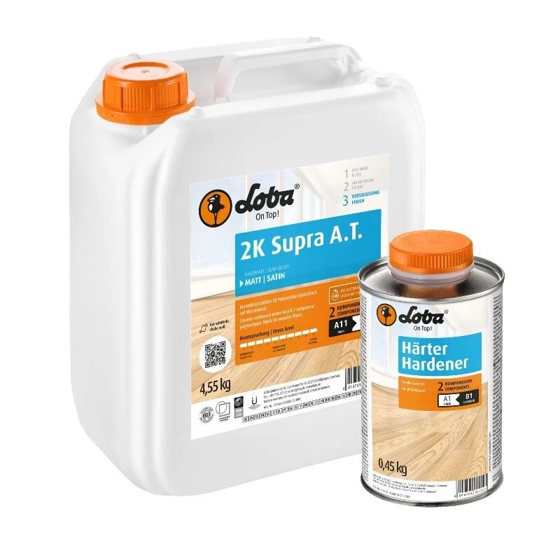 Loba 2K Supra A.T. 5 kg matt  Keramikverstärkter 2K Polyurethan Parkettlack - Bild 1 von 1