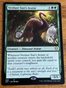MTG Commander 2021 C21, Verdant Sun's Avatar - Picture 1 of 1