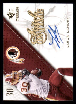 2009 SP Threads Stitch in Time AUTO #SITLL LaRon Landry - Image 1 of 2
