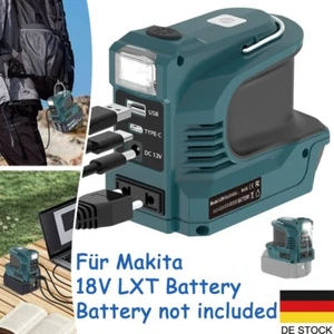 180W Für Makita 18V LXT Akku Spannungswandler Wechselrichter USB LED Powerbank - Bild 1 von 10