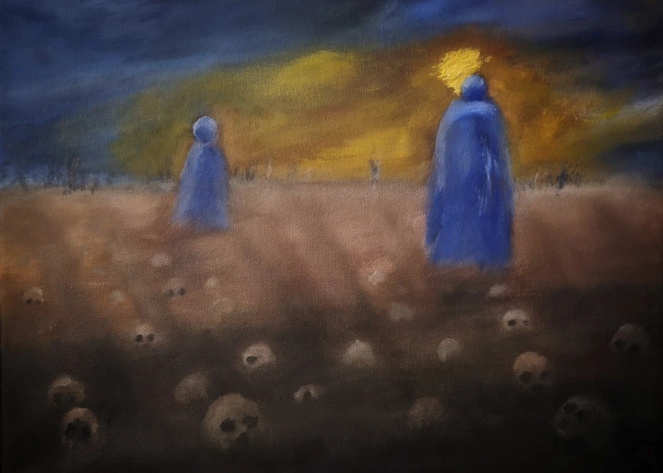 The Harvest - impresión artística original 8x10" - directa del artista (horror, surrealismo) Foto 1 de 1