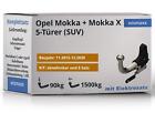 ANHÄNGERKUPPLUNG für Opel Mokka + Mokka X 12-20 abnehmbar GDW +7pol E-Satz ABE