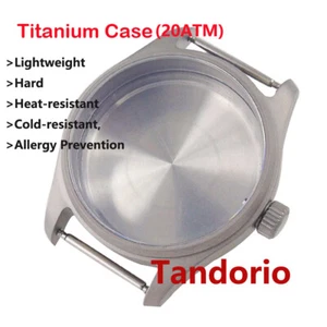 Leichtes 39mm Saphirglas 20ATM Taucher Titan Uhrengehäuse passend für NH34 NH35 ETA2824 - Bild 1 von 9
