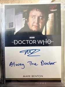 Doctor Who Series 1-4: Mark Benton as Clive Finch Inscription Autograph Card Dr. - Picture 1 of 1
