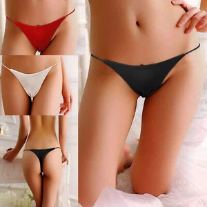 Mujeres Sexy Corte Alto Tanga Tanga Babydoll Lencería Ropa Interior Bragas T-back - Imagen 1 de 33