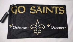 Ingranaggio bandiera sventolante due lati New Orleans Go Saints Ochsner 18x11 ingranaggio ventola - Foto 1 di 6