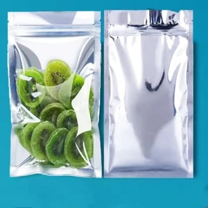 50 Pieces 20cm x 12cm Bags. Resealable Smell Proof Mylar Food Storage Bag. Clear - Picture 1 of 6