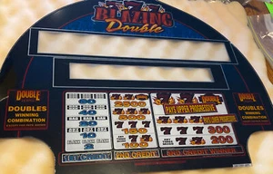 Bally Gaming "777 Blazing Double" Einsatz Glas/Topper - Bild 1 von 4
