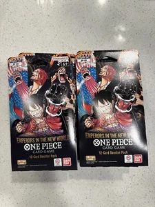 10 X One Piece TCG English OP-09 Op09 Emperors in the New World Sleeved Blisters - Picture 1 of 2