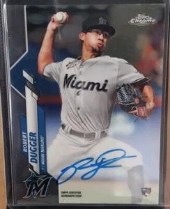 2020 Topps Chrome Rookie Autographs #RA-RD Robert Dugger - Bild 1 von 2