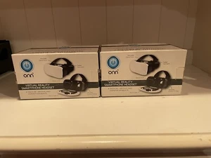 NEW ONN Virtual Reality Smartphone Headset White Fits iPhone Samsung Up To 6" - Picture 1 of 5