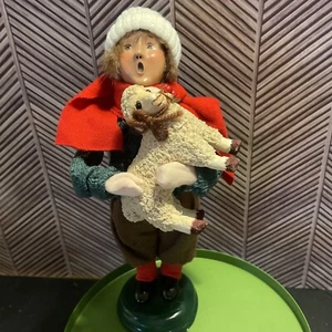 Byers’ Choice 1998 Junge mit Schaf Lamm 10” - Bild 1 von 13