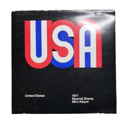 1971 USPS Special Stamp Mini Album Year Set Unused Light Wear - Image 1 of 4