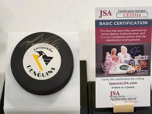 MARIO LEMIEUX signed PENGUINS puck JSA COA - Picture 1 of 2
