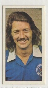 Soccer Trade Card 1974. Leicester, Frank Worthington