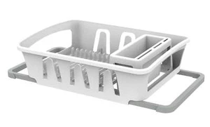 Dish Drying Rack,Expandable Dish Rack with Utensil Holder for Kitchen Countertop - Picture 1 of 5