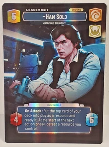 Han Solo, Audacious Smuggler Showcase Foil - SOR 267 NM - Star Wars Unlimited - Picture 1 of 10