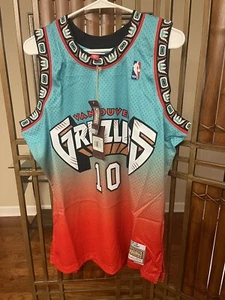 Mitchell & Ness Vancouver Grizzlies Mike Bibby 1998-99 Swingman Jersey Sz Large - Picture 1 of 11
