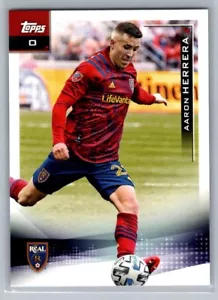 2021 Topps MLS Major League Soccer #107 Aaron Herrera Real Salt Lake - Foto 1 di 2