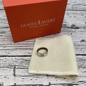 James Avery 925 Sterling Silver Small Infant Crosslet Ring Size O.5 Vintage - Picture 1 of 1