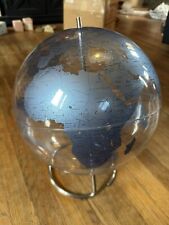 Tabletop Desk World Globe Blue Crystal Marquise 12″ Blue Desk Replogle Globes. 