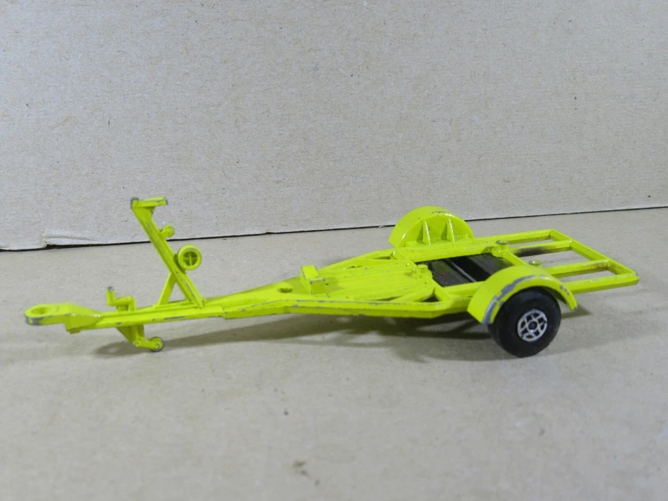 114U Vintage 1970 Matchbox King Size K-25 Inghilterra Rimorchio Giallo - Immagine 1 di 4