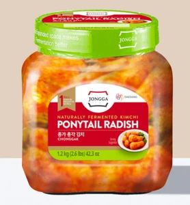 #1 Kimchi en Corea Jongga cola de caballo rábano kimchi fermentado naturalmente 42 oz 2,6 lb - Imagen 1 de 2