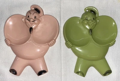 Soporte de cuchara de estireno vintage (2) JOLLY CHEF decoración de pared de mediados de siglo MCM Foto 1 de 4