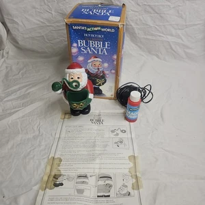 1995 Vintage Santa's Action World Kurt Adler The Christmas Bubble Santa Tested - Picture 1 of 13