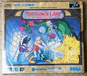 Dragon's Lair Mega CD LaserDisc Juego Arcade Usado - Imagen 1 de 2