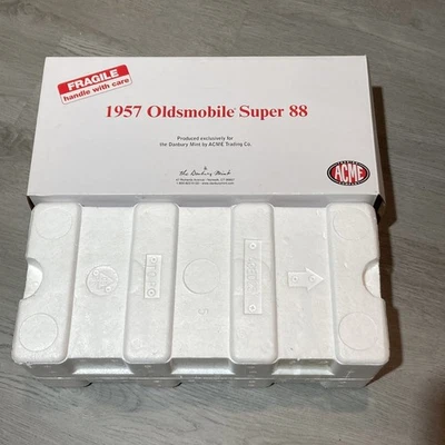 Danbury Mint Exclusive 1/18 ACME 1957 Oldsmobile Super 88 EMPTY BOX ONLY No Car - Image 1 of 4