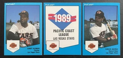 1989 LAS VEGAS STARS ProCards Set Break Singles *YOU PICK* PADRES AAA PCL Champs - Image 1 of 4