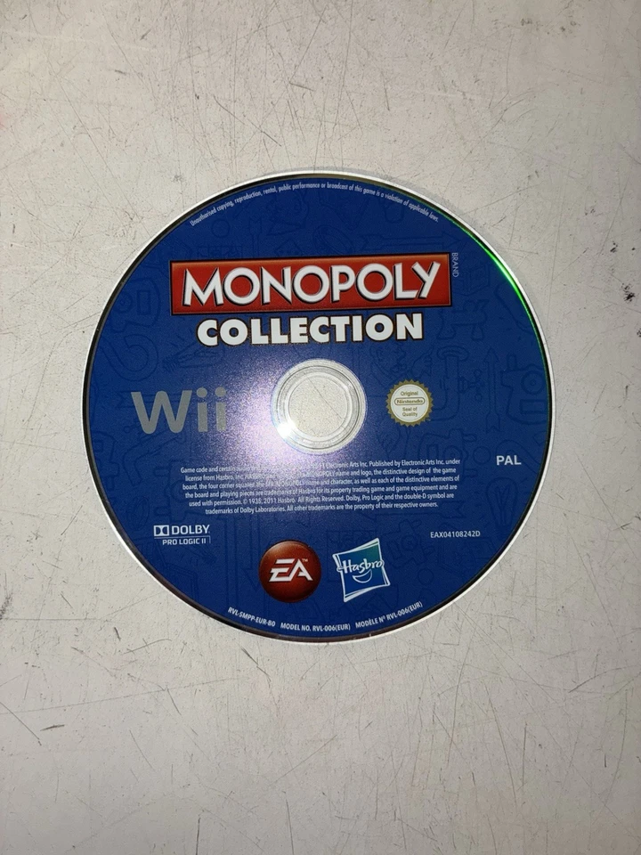 monopoly collection wii loose pal - Photo 1/1