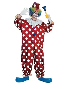 Dotted Clown - Red/White - Costume - One Size - Up to 44 Jacket - Picture 1 of 1