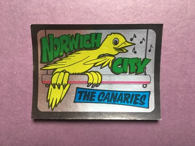 a & bc gum football team emblems 1968 Norwich City The Canaries - Image 1 of 2
