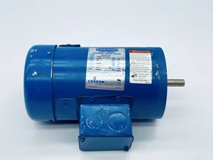 LEESON 098345.00 DC Permanent Magnet Motor 1/4hp L42CZ-FR 1/2"-Shaft 90V TEFC - Picture 1 of 8