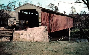 The Old Covered Bridge, Soudersburg, Pa.,  Vintage Postcard - Picture 1 of 2