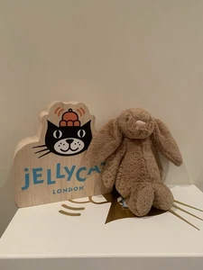 Jellycat Small Bashful Biscuit Bunny Soft Plush Toy Brand New With Part Tag Rare - Picture 1 of 8