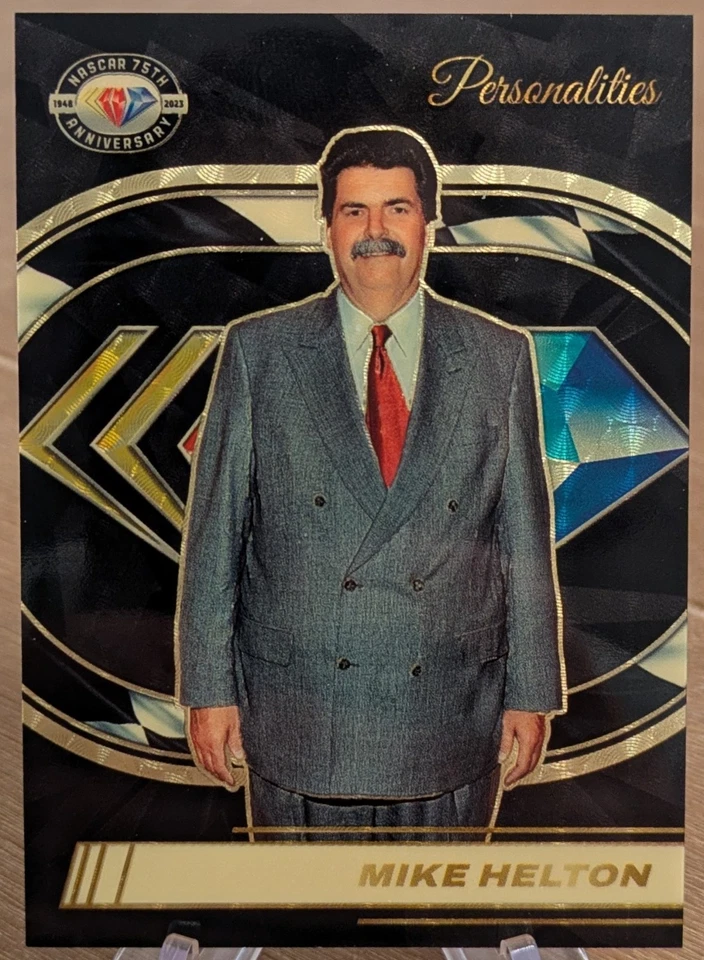 2023 Prizm 75th Anniversary Personalities Gold Vinyl 1/1 Mike Helton - Image 1 of 1