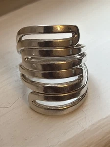 SIlpada ring Maze knuckle band size 7 sterling silver - Picture 1 of 4