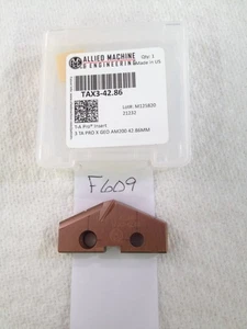 1 NEW 42.86MM ALLIED SPADE DRILL INSERT HSS.  TAX3- 42.86 #3 T-A PRO {F609} - Picture 1 of 3