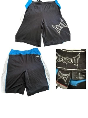 Винтажные мужские средние черные синие баскетбольные шорты Dazzle Athletic для смешанных боевых искусств тренажерного зала - Изображение 1 из 4