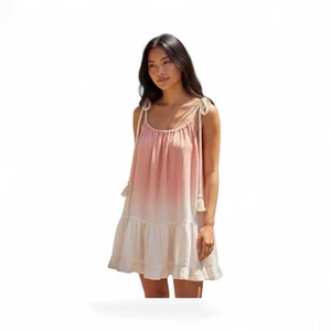 Vestido By Together Ombre Algodón en Niveles Talla M Nuevo con Etiquetas - Imagen 1 de 7