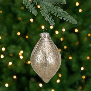 Northlight 5-Inch Gold Mercury Glass Finial Christmas Ornament - Picture 1 of 3