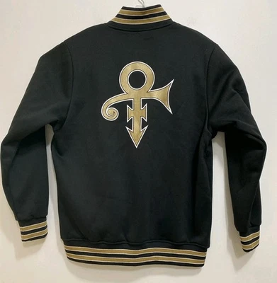 RARE Minnesota Twins Prince Night Bomber Jacket 2021 Sz Medium Black Gold Snaps - Image 1 of 4