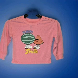 Baby Gap Lauren Martin Langarm Sweatshirt Gr. 4 Jahre Wassermelone Obst  - Bild 1 von 4