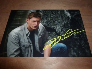 JENSEN ACKLES signed 12X8 photo SUPERNATURAL + COA - Picture 1 of 2