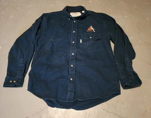 Vintage McAllister Delta Waterfowl Hunting Long Sleeve Button-Up Shirt Large - Picture 1 of 8