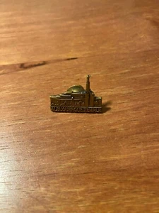PIN SOLAPA VINTAGE ALBUQUERQUE TEMPLE tono bronce 1” ¡En muy buena condición! - Imagen 1 de 3