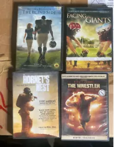 4 DVD LOT blind side Facing the giants wrestler hornets nest BOGO 30% off - Picture 1 of 2